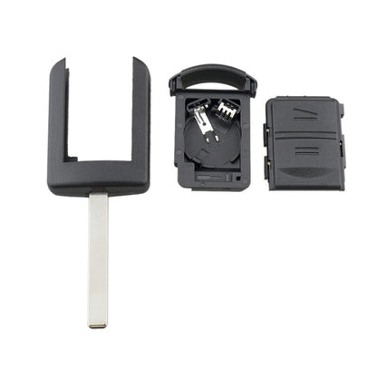 For Opel Car Keys Replacement 2 Buttons Car Key Case with Blade, with Blade
