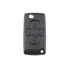 For CITROEN C8 / PEUGEOT 1007 Car Keys Replacement 4 Buttons Car Key Case with Grooved, without Holder, For CITROEN C8 / PEUGEOT 1007