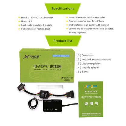 TROS KS-5Drive Potent Booster for Mitsubishi Pajero Sport 2007-2016 Electronic Throttle Controller, For Mitsubishi Pajero Sport