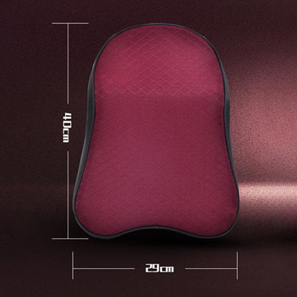 Four Seasons Breathable Memory Foam Car Neck Pillow Polyester Headrest