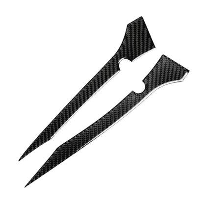 2 PCS Car Carbon Fiber Rearview Mirror Bumper Strip Decorative Sticker for BMW G30 (2018-2019) / G11 (2016-2019), Right Drive with Camera, Rearview Mirror Right Drive with Camera