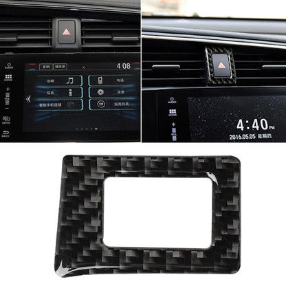 Car Carbon Fiber Double Flash Frame Decorative Sticker for Honda Tenth Generation Civic 2016-2019, Double Flash Frame