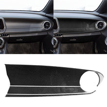 3 in 1 Car Carbon Fiber Front Passenger Central Control Panel Decorative Sticker for Chevrolet Camaro 2017-2019, Left Drive, Front Passenger Central Control