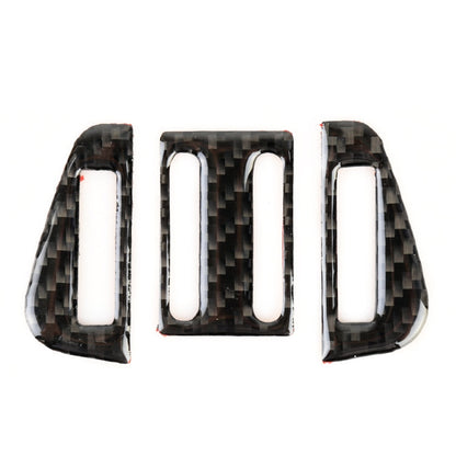 Carbon Fiber Car Air Outlet Decorative Sticker for Jaguar F-PACE, Air Outlet