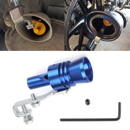 Universal Aluminum Turbo Sound Exhaust Muffler Pipe Whistle Car / Motorcycle Simulator Whistler, Size: XL, Outside Diameter: 35mm, Size: XL (Blue), Size: XL (Red), Size: XL (Silver), Size: XL (Black), Size: XL (Gold)