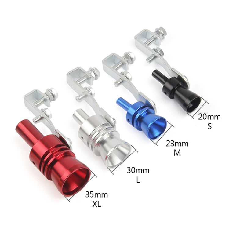Universal Aluminum Turbo Sound Exhaust Muffler Pipe Whistle Car / Motorcycle Simulator Whistler, Size: XL, Outside Diameter: 35mm, Size: XL (Blue), Size: XL (Red), Size: XL (Silver), Size: XL (Black), Size: XL (Gold)