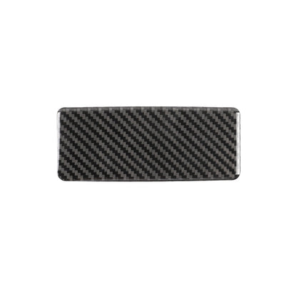 Car Carbon Fiber Rear Seat Ashtray Panel Decorative Sticker for Infiniti Q50 / Q60 2014-2020, Rear Seat Ashtray Panel