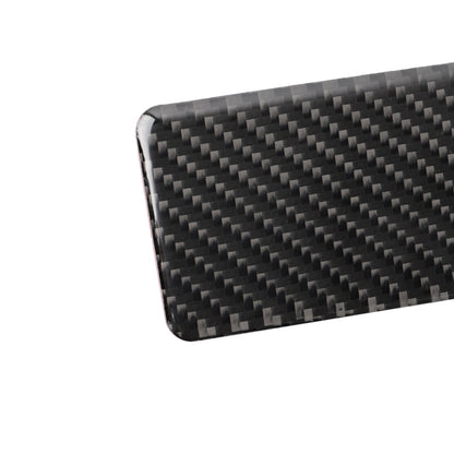 Car Carbon Fiber Rear Seat Ashtray Panel Decorative Sticker for Infiniti Q50 / Q60 2014-2020, Rear Seat Ashtray Panel