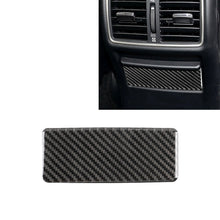 Car Carbon Fiber Rear Seat Ashtray Panel Decorative Sticker for Infiniti Q50 / Q60 2014-2020, Rear Seat Ashtray Panel