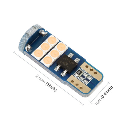 2 PCS T10 DC12 / 1W 9LEDs SMD-3030 Car Clearance Light, 9LEDs (Pink Light), 9LEDs (White Light), 9LEDs (Yellow Light), 9LEDs (Ice Blue Light), 9LEDs (Blue Light)