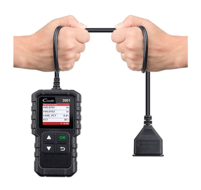 Launch Creader CR3001 Car Color Screen Code Reader OBD2 Fault Detector Diagnostic Tool, Launch Creader CR3001