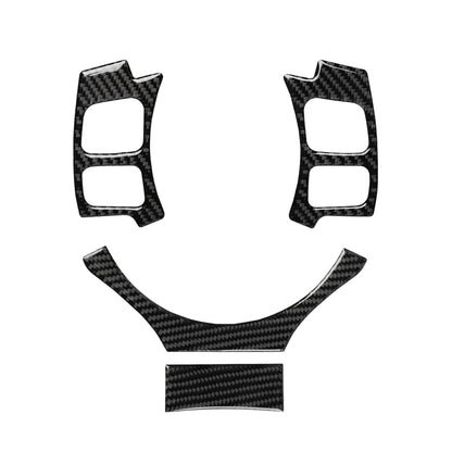 4 in 1 Car Carbon Fiber Steering Wheel Button Decorative Sticker for Lexus IS250 NX200 200t 300h, Left and Right Drive Universal, For Lexus IS250 NX200 200t 300h
