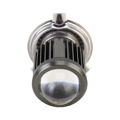 H4 DC12-80V / 10W / 6000K / 3000K / 800LM Bicolor Motorcycle Headlights with Projector Lens, H4