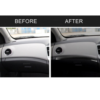 Car Carbon Fiber Dashboard Decorative Stripe for Chevrolet Cruze 2009-2015, Right Drive, Dashboard (RH)
