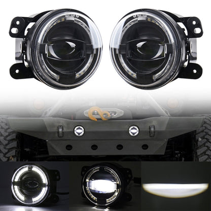 2 PCS 4 inch Car LED Angel Eyes Spotlight Modified Fog Lights for Jeep Wrangler / Dodge / Chrysler PT Cruiser, For Jeep / Dodge