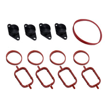 4x22mm Car Swirl Flap Air Intake Aluminum Gasket Remove Repair Kit, 22mm(Black), 22mm(Silver)