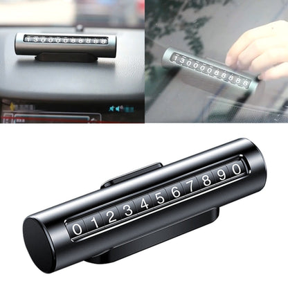 Car Metal Roller Creative Temporary Parking Card Parking Number Card, Metal Roller(Black), Metal Roller(Red), Metal Roller(Silver), Metal Roller (Silver Grey)