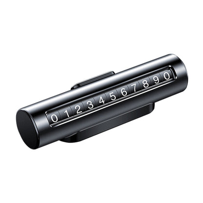 Car Metal Roller Creative Temporary Parking Card Parking Number Card, Metal Roller(Black), Metal Roller(Red), Metal Roller(Silver), Metal Roller (Silver Grey)