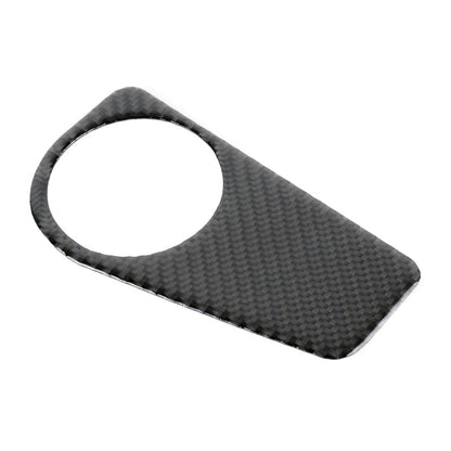 Car Carbon Fiber Headlight Switch Panel Decorative Sticker for Volkswagen Tiguan L 2019-2021, Low Configuration, Headlight Switch, Low Configuration