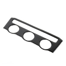 Car Carbon Fiber Air Conditioning Panel Decorative Sticker for Volkswagen Tiguan L 2019-2021, Low Configuration, Air Conditioning Panel, Low Configuration