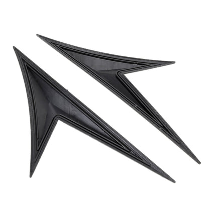 Modified Fender Side Wing Sticker Blade Side Shark Gill Car Body Decorative Sticker for Honda 10th Generation Civic, Carbon Fiber, Carbon Fiber
