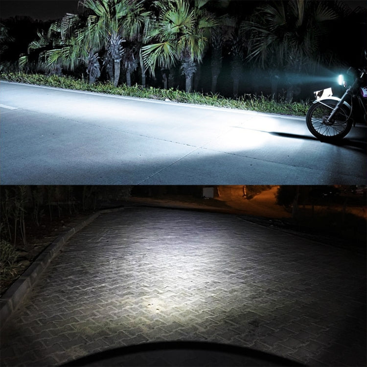 BA20D DC9-18V / 4.7W (H)2.2W(L) / 6000K / 500LM Motorcycle LED Headlight with COB Lamp Beads, BA20D