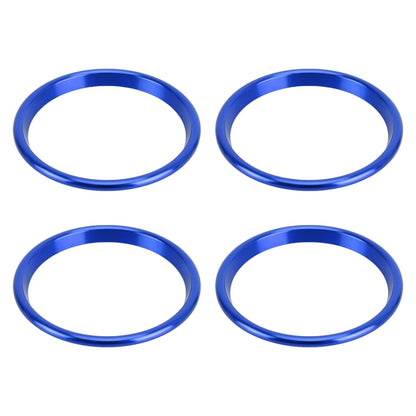 4 PCS Car Metal Air Outlet Decorative Outside Ring for Audi A3 / S3 / Q2L, For Audi A3 / S3 / Q2L
