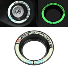 For Ford Fluorescent Aluminum Alloy Ignition Key Ring, Inside Diameter: 3.2cm, For Ford (Black), For Ford (Gold), For Ford (Red), For Ford (Silver), For Ford  (Sky Blue)