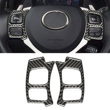Car Carbon Fiber Steering Wheel Button Decorative Sticker for Lexus IS250 NX200 200t 300h 13-, Left Drive, Steering Wheel Button A Style, Left Drive