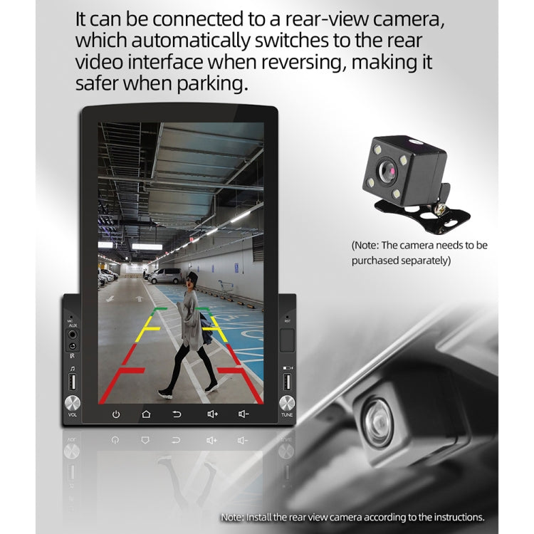 D110 Car Android Navigation Machine Support Mobile Phone Interconnection / Steering Wheel Control, 2GB+64GB, D110 10.1-Inch