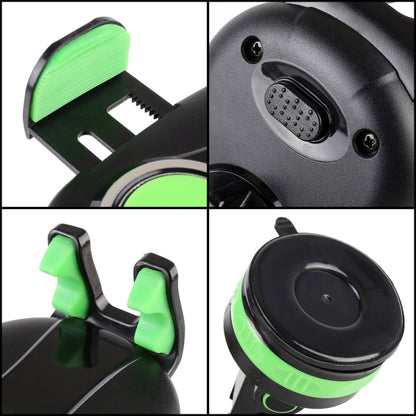 ZP-X0466 Car 360 Degree Rotating Telescopic Folding Round Suction Cup Mobile Phone Holder, ZP-X0466 (Green), ZP-X0466 (Grey)