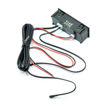 3 in 1 Car High-precision Electronic LED Luminous Clock + Thermometer + Voltmeter, 3 in 1 Red, 3 in 1 Green, 3 in 1 Blue