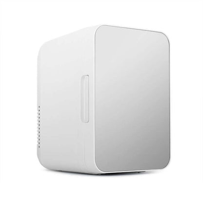 8L 37-48W Tempered Glass Panel Car / Home Mini Refrigerator US Plug, 8L US Plug(Gold), 8L US Plug(Silver)