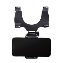 Car Rearview Mirror Mobile Phone Bracket Navigation Recorder Rotating Holder, Car Rearview Mirror Phone Bracket