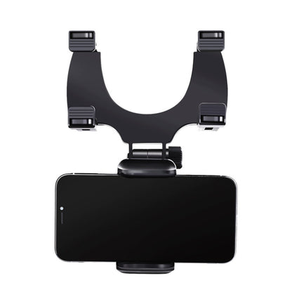 Car Rearview Mirror Mobile Phone Bracket Navigation Recorder Rotating Holder, Car Rearview Mirror Phone Bracket