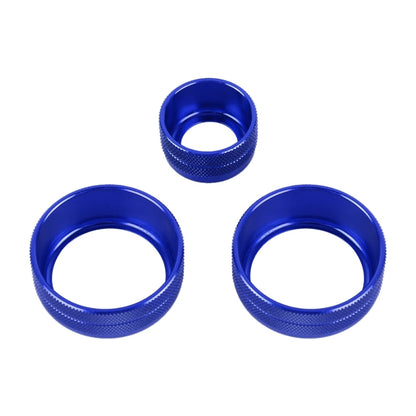3 PCS Car Metal Air Conditioner Knob Case for BMW X1 / X2 / GT, For BMW X1 / X2 / GT (Blue), For BMW X1 / X2 / GT (Red), For BMW X1 / X2 / GT (Silver)