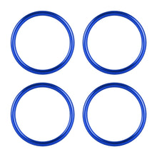 4 PCS / Set Air Conditioning Vent Metal Decorative Ring for Audi A1, For Audi A1