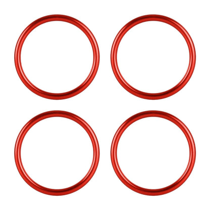 4 PCS / Set Air Conditioning Vent Metal Decorative Ring for Audi A1, For Audi A1