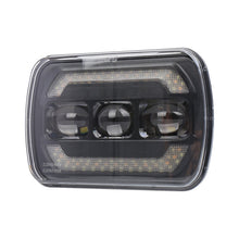 2073S 1 Pair 7 inch Car Square Headlight Work Light, 2073S