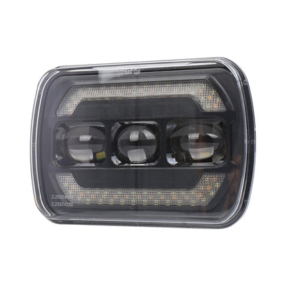 2073S 1 Pair 7 inch Car Square Headlight Work Light, 2073S