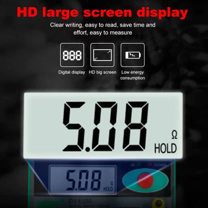 DUOYI DY4100 High-precision Digital Ground Resistance Meter Resistance Tester, DY4100