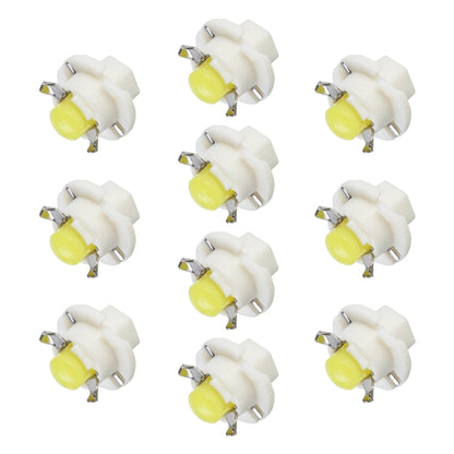 10 PCS B8.4 0.2W DC12V Wedge Instrument Panel COB LED Light Dashboard Gauge Cluster Indicator Lamp Bulb, B8.4 (Red Light), B8.4 (White Light), B8.4 (Yellow Light), B8.4 (Pink Light), B8.4 (Green Light)