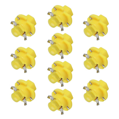 10 PCS B8.4 0.2W DC12V Wedge Instrument Panel COB LED Light Dashboard Gauge Cluster Indicator Lamp Bulb, B8.4 (Red Light), B8.4 (White Light), B8.4 (Yellow Light), B8.4 (Pink Light), B8.4 (Green Light)
