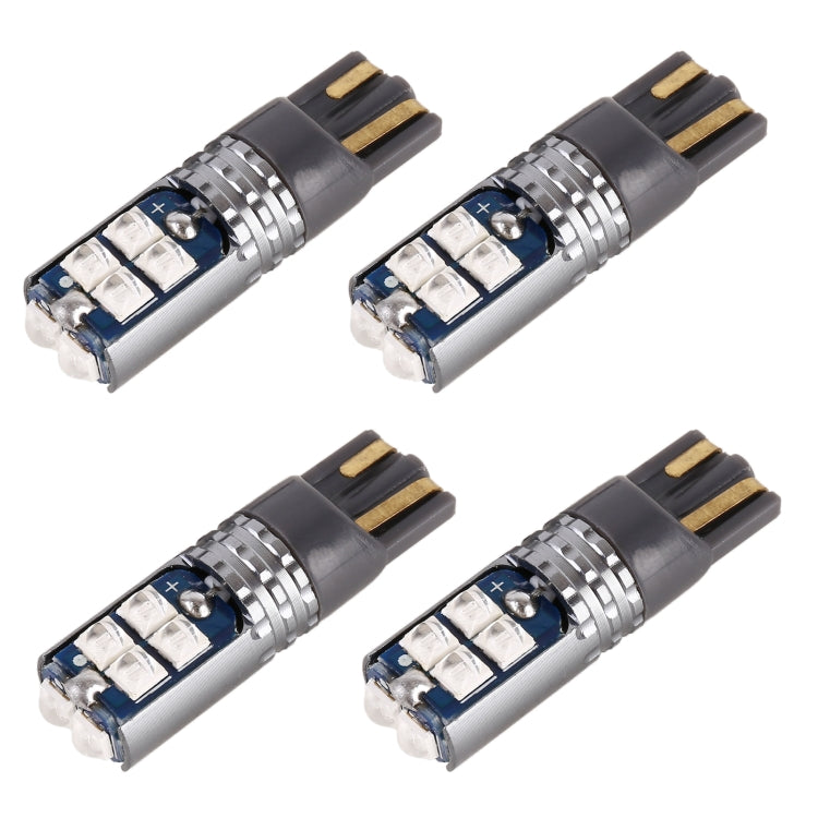 4 PCS T10 DC12V / 2W Car Clearance Light 10LEDs SMD-3030 Lamp Beads, 10LEDs SMD-3030 (Yellow Light), 10LEDs SMD-3030 (Ice Blue Light), 10LEDs SMD-3030 (Blue Light), 10LEDs SMD-3030 (Pink Light), 10LEDs SMD-3030 (Green Light), 10LEDs SMD-3030 (Red Light...