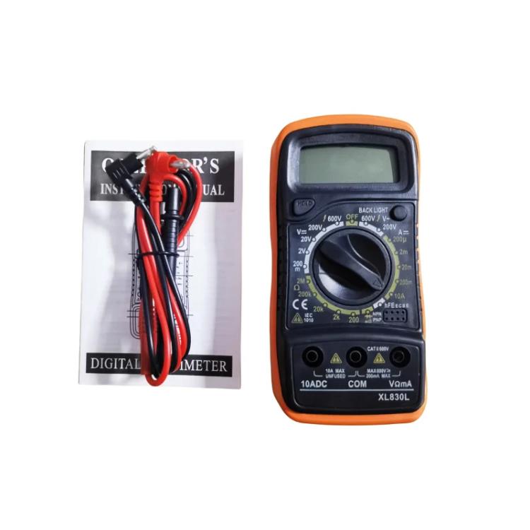 Backlit Multimeter XL830L LCD Backlit Handheld Digital Multimeter – Anyioo