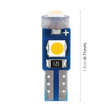10 in 1 Car T5 0.2W DC12V Instrument Panel LED Decorative Light