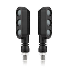 2 PCS KC050 Motorcycle LED Turn Signal Running Brake Light, KC050