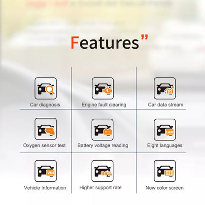 V317 Car Fault Detector OBD2 ELM327 Scanner Code Reader, V317