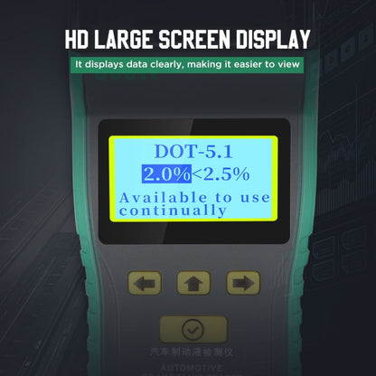 DUOYI DY23D Car Brake Fluid Detection Pen with Print Function, DY23D