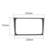 Carbon Fiber Car CD Panel Decorative Sticker for Volkswagen Golf 6 2008-2012, CD Panel